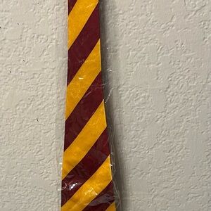 Kids Wizard Costume Tie - Red and Yellow Striped